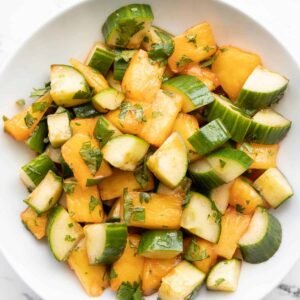 Cucumber-Pineapple Salad: Half Tray