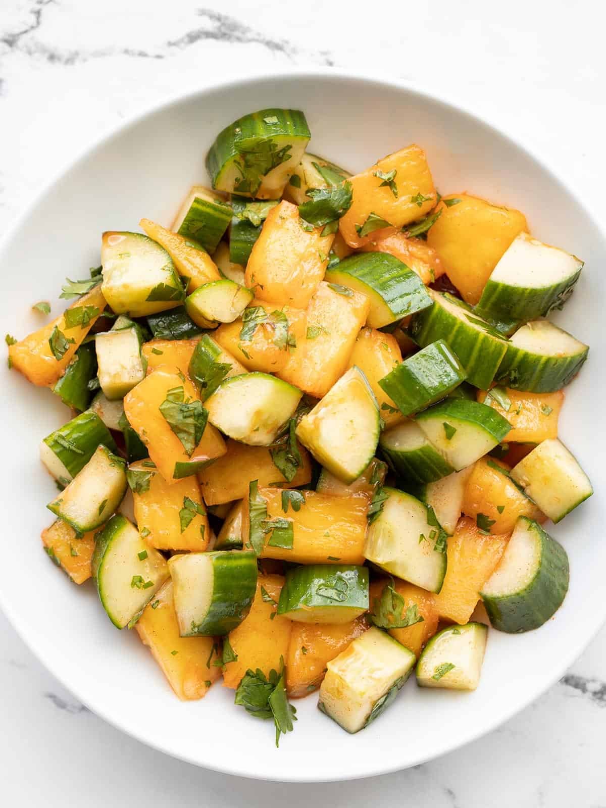 Cucumber-Pineapple Salad: Half Tray
